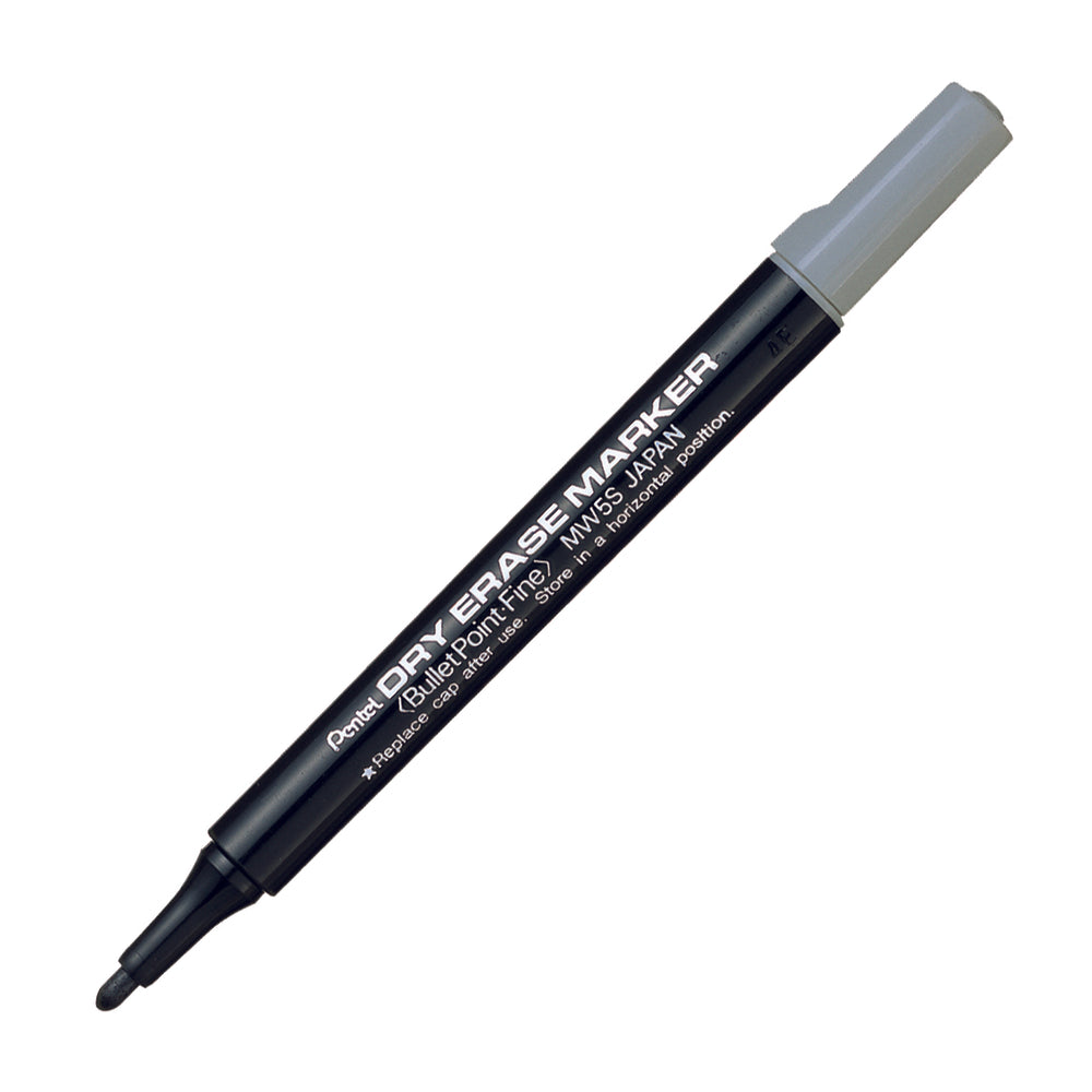 Pentel Dry Erase Marker - Fine Point  - 3.0mm - Black - 12 Pack