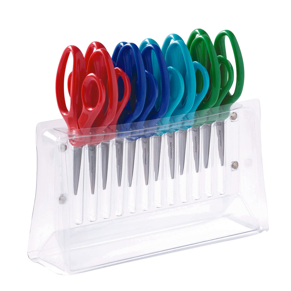 Fiskars 5" Pointed Tip Kids Scissors - 12 Pack