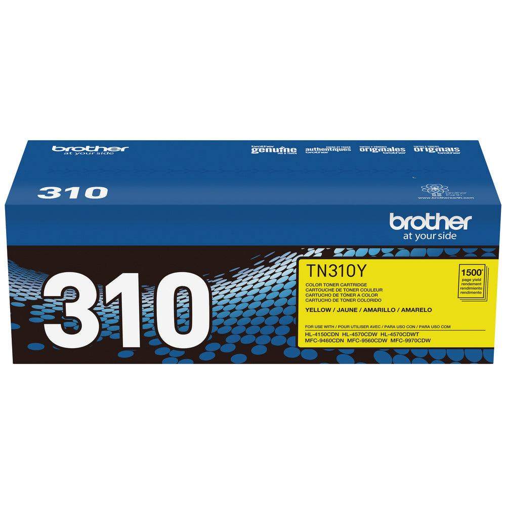 Brother TN310 Standard-Yield Yellow Toner Cartridge