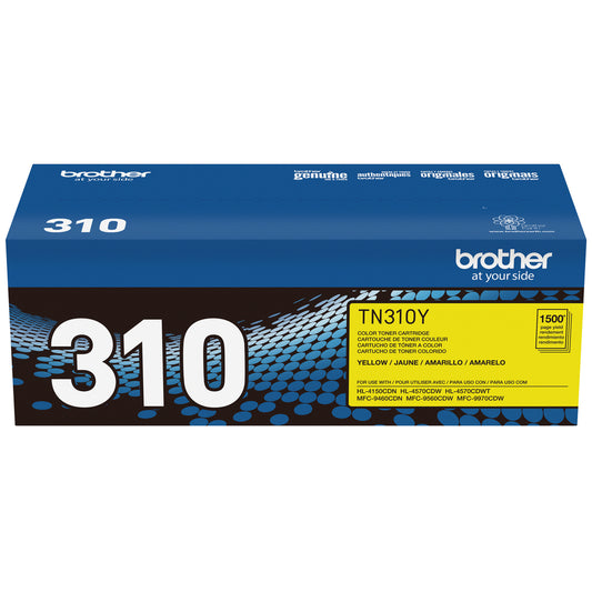 Brother TN310 Standard-Yield Yellow Toner Cartridge