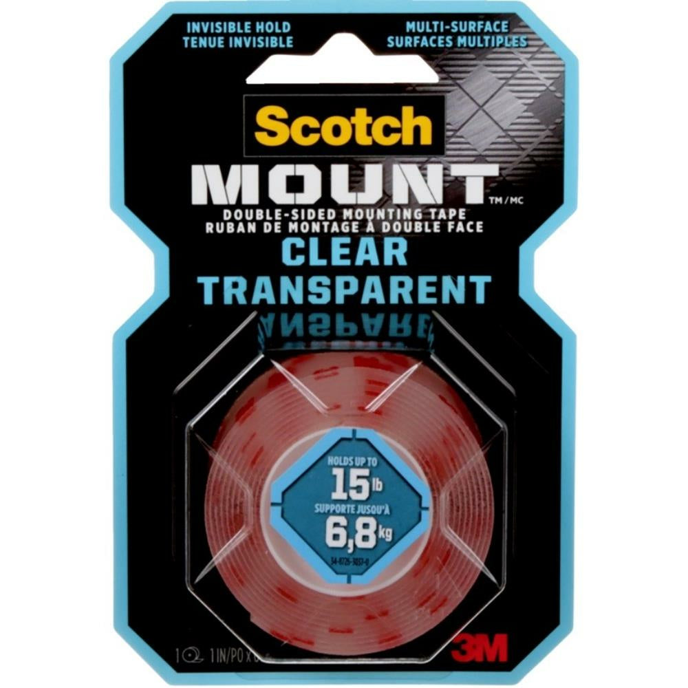 Ruban de montage Scotch, transparent et très résistant