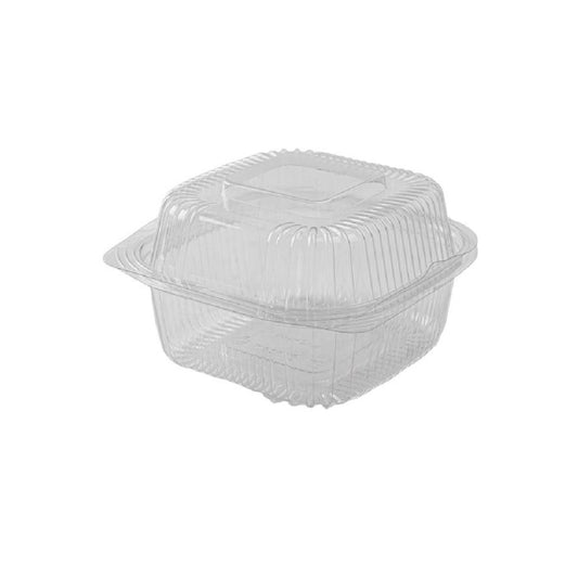 Emballage écologique compostable transparent à clapet - 6 x 6 x 3 - Paquet de 200