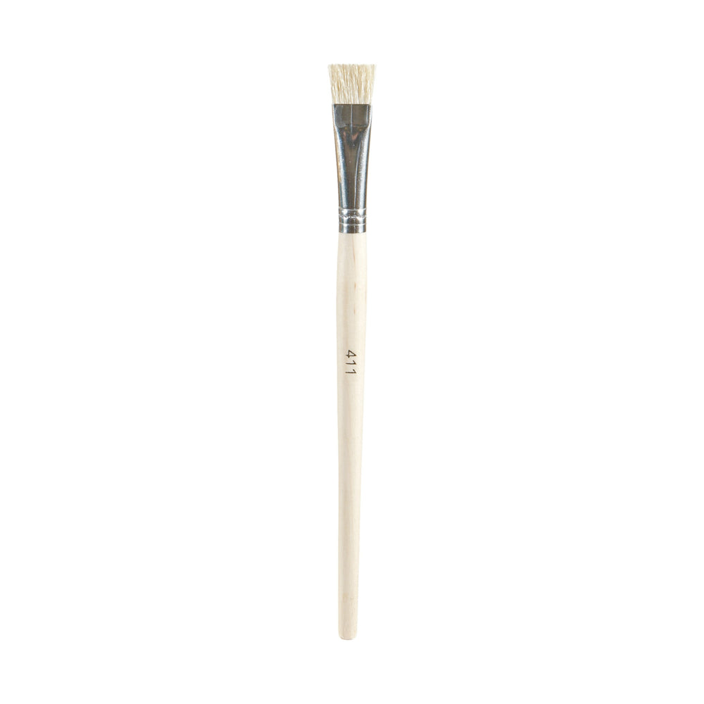 Demco Wooden Handle Paste Brushes - 6" - 12 Pack