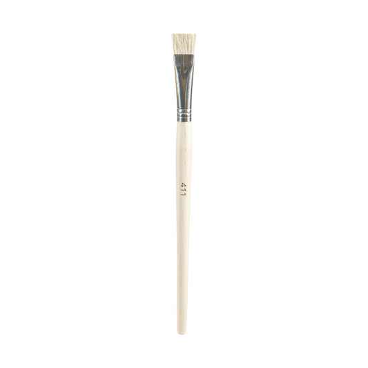 Demco Wooden Handle Paste Brushes - 6" - 12 Pack