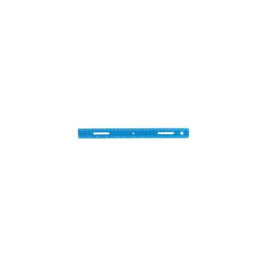 Wescott 30cm/12" Plastic Ruler with Pencil Groove