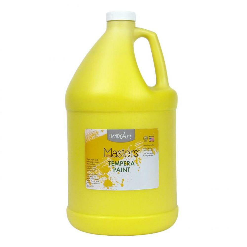 Little Masters Tempera Paint, Yellow, 3.78L