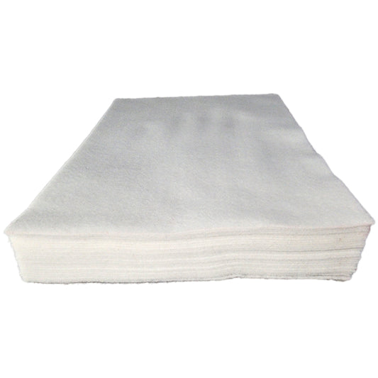 Multifeutre Craft Felt - 23cm x 30cm - White - 25 Pack