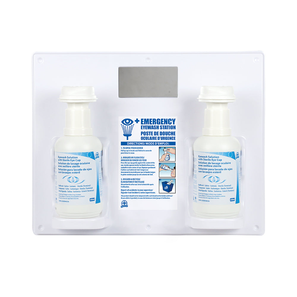 Wasip Dual Eyewash Station with Sterile Eye Cup