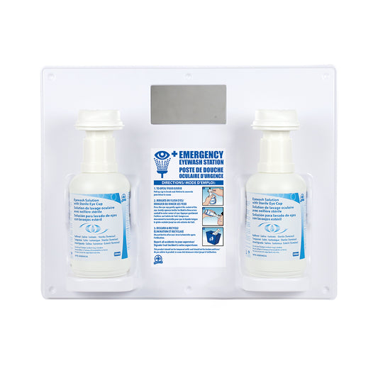 Wasip Dual Eyewash Station with Sterile Eye Cup