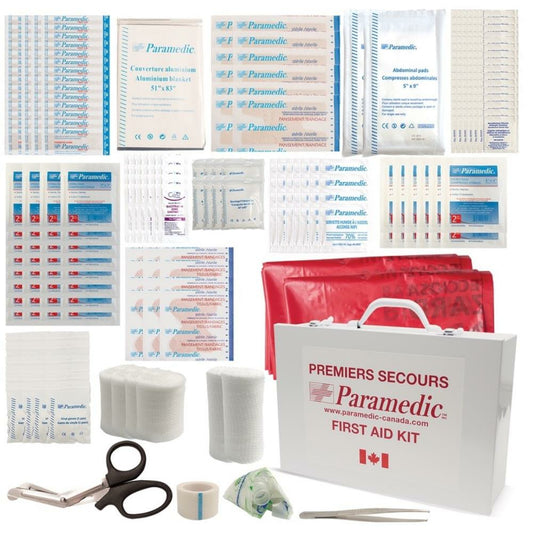 Trousse de premiers soins pour ambulancier paramédical CSA - Faible risque - 50 employés et plus
