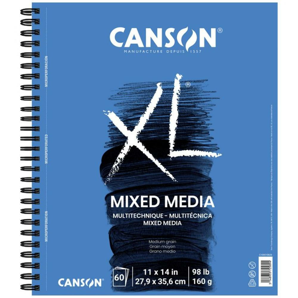 Bloc de papier mixte Canson XL, 28 x 35 cm, 260 g
