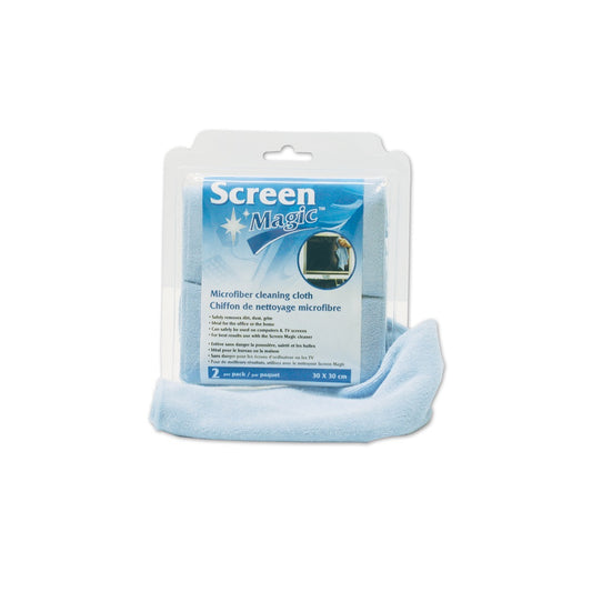 Chiffon de nettoyage en microfibre Screen Magic - Lot de 2