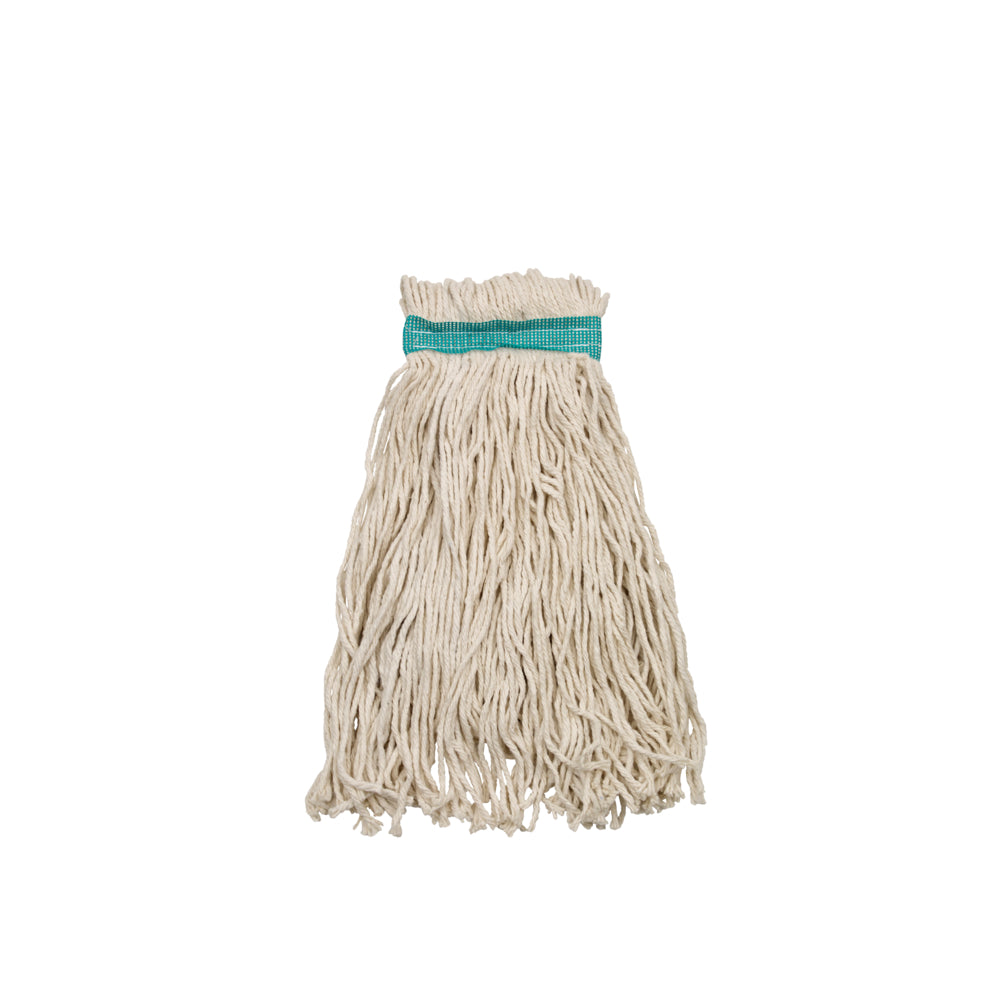Tête de balai à franges en coton Vileda C-Pro à bout coupé - 4 rangs cousus - Étroite - 590 g