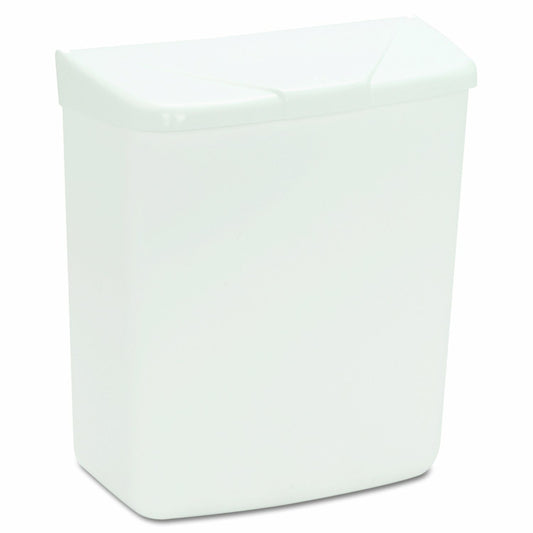 Conteneur d'élimination des déchets HOSPECO, blanc, 8 7/8 po l x 10 5/8 po H x 4 5/8 pi P