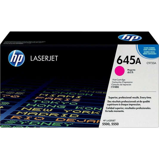Cartouche de toner magenta d'origine HP 645A (C9733A) LaserJet