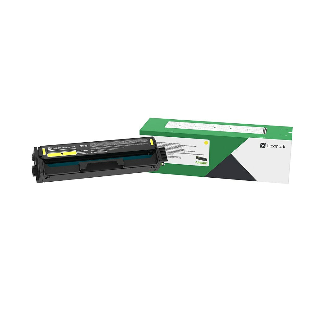Cartouche de toner Lexmark 20N10Y0 à retourner – Jaune – 1 500 pages