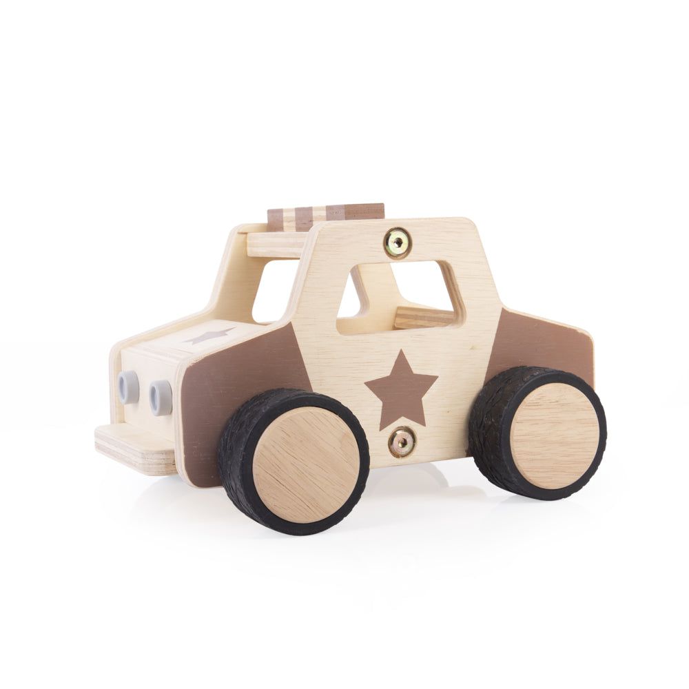 Guidecraft Wooden Police Car