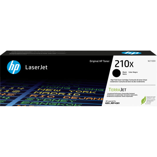 HP TerraJet 210X Original LaserJet Toner Cartridge - Black