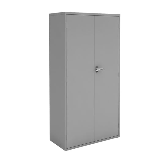 Armoire de rangement métallique Global Fileworks série 9300 à 2 portes - 72 po H - Gris