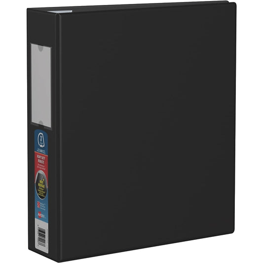 Classeur robuste Avery, anneaux en D verrouillables One Touch, 7,6 cm, noir (79993)