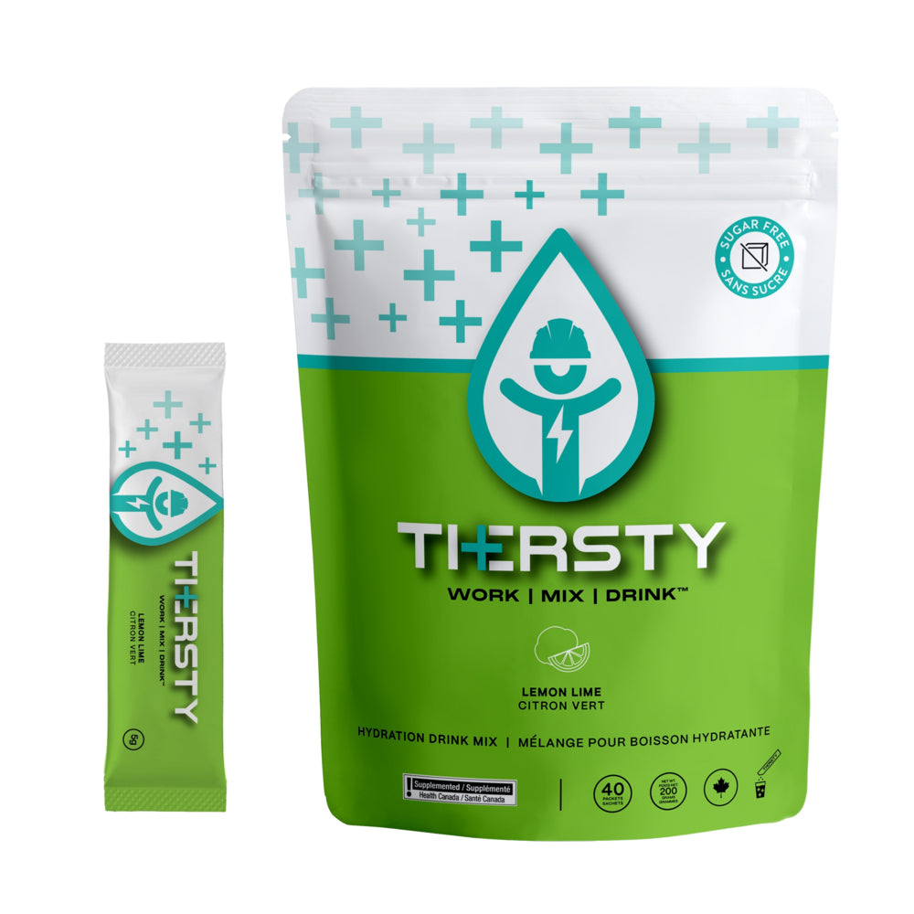 Sachet de mélange pour boisson hydratante Thersty - Citron vert
