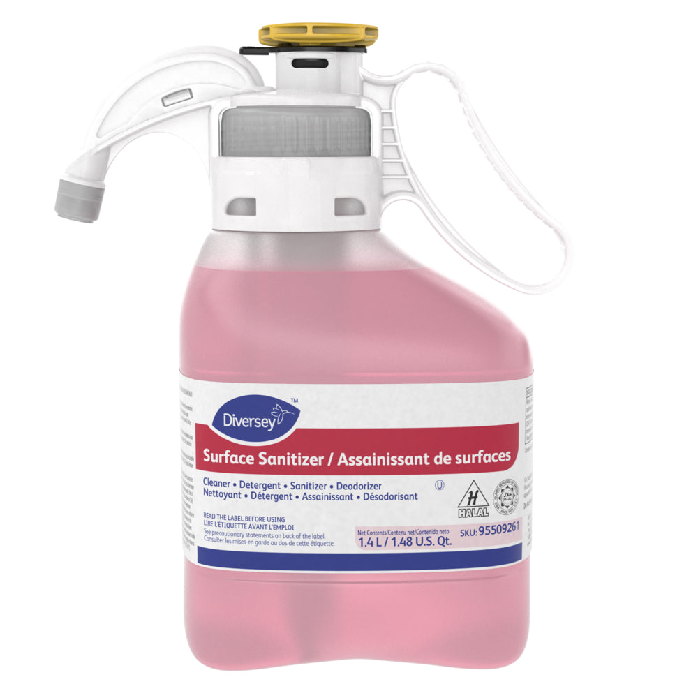 Désinfectant sans rinçage Diversey Smart DoseTM Quat - 1,4 L