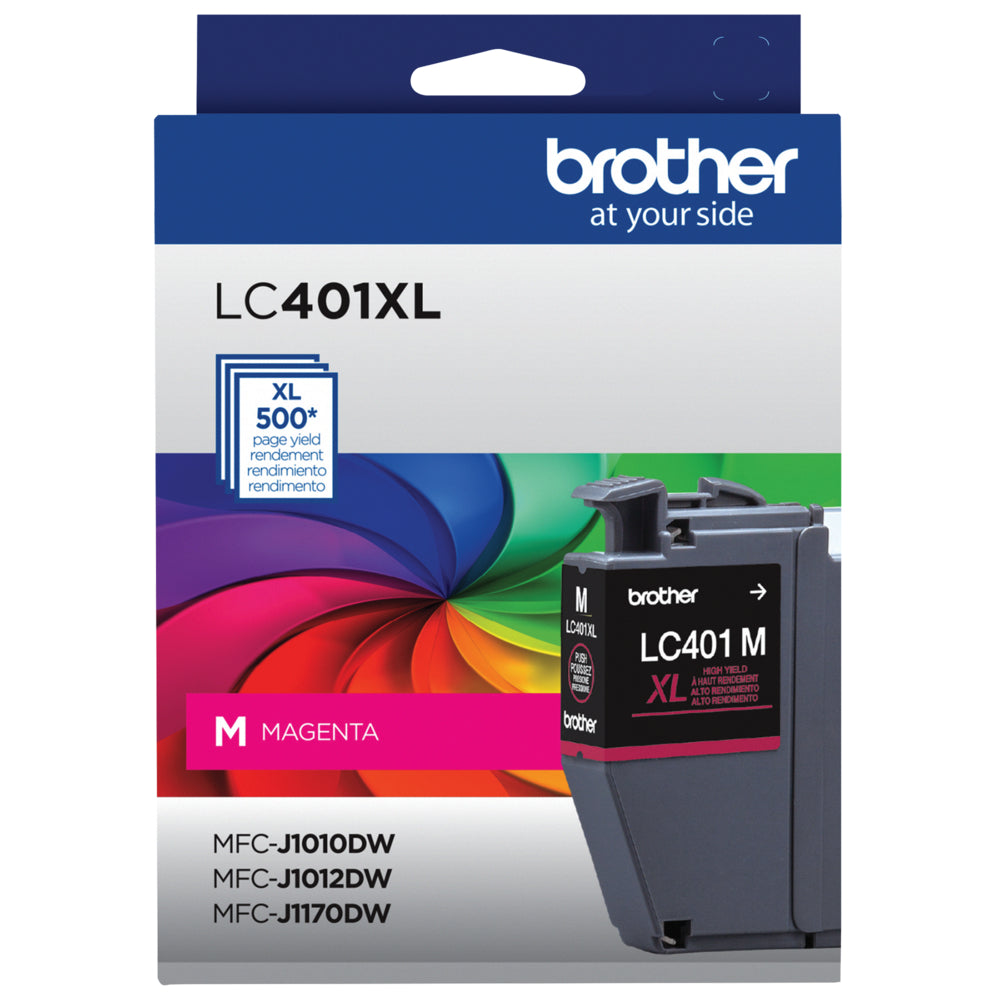 Brother Genuine LC401XLMS High-Yield Magenta Ink Cartridge