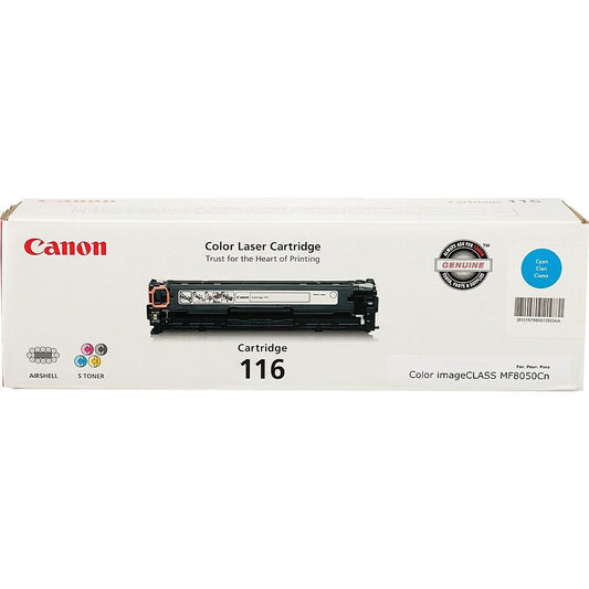 Cartouche de toner cyan Canon 116 (1979B001)