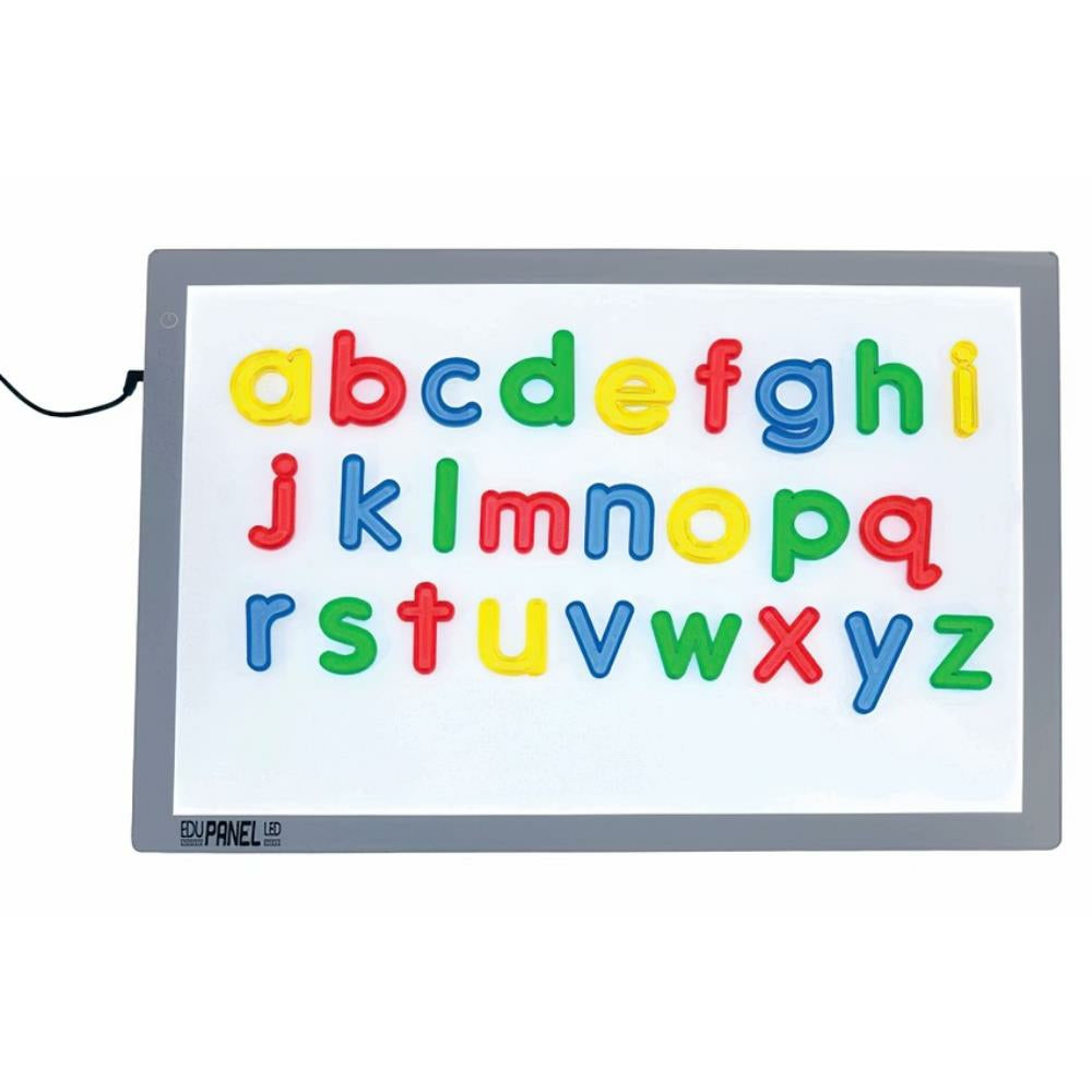 Lot de 26 lettres minuscules transparentes géantes SI Manufacturing