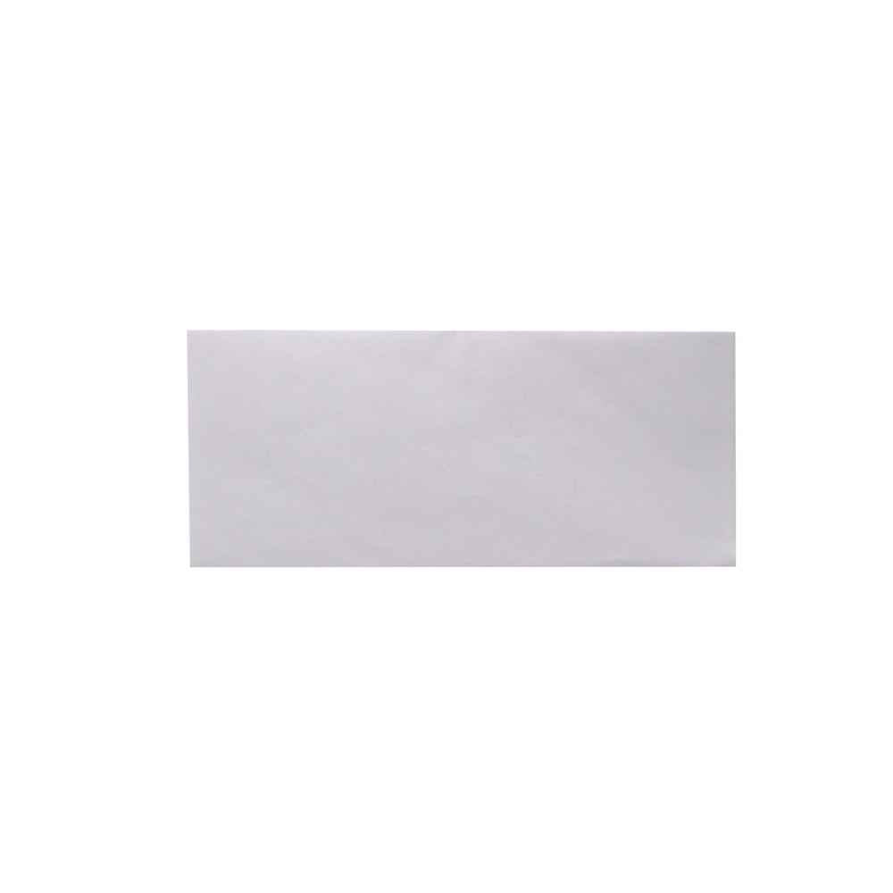 SupremeX V-Flap Plain Envelopes - #10 - Open Side - 24lb White Wove - 4-1/8" x 9-1/2" - 500 Pack