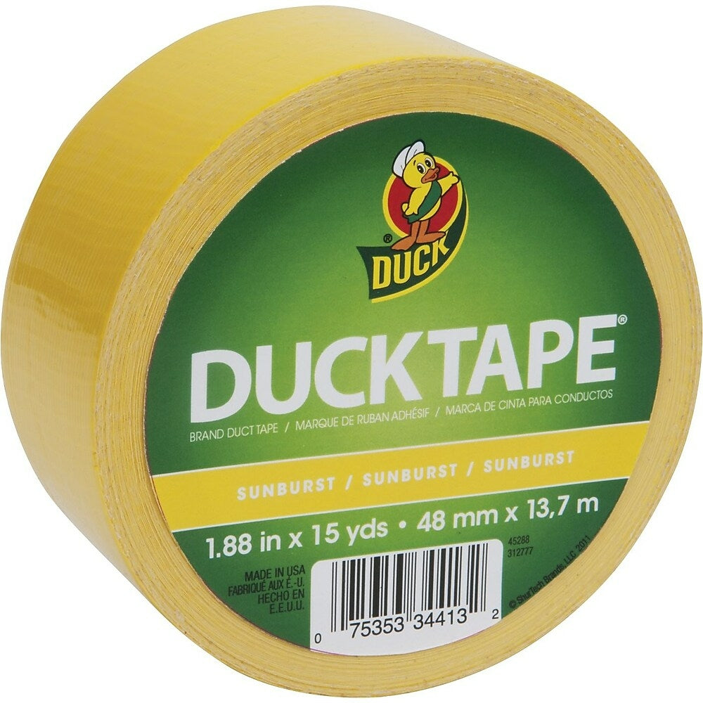 Ruban adhésif de marque Duck Tape, jaune