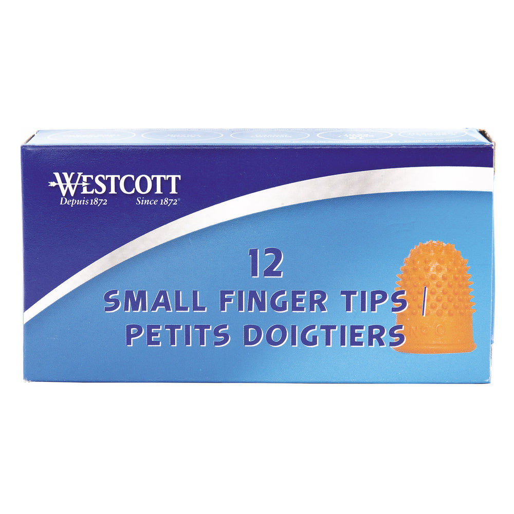 Gants Westcott robustes non ventilés pour le bout des doigts - Petit - Paquet de 12