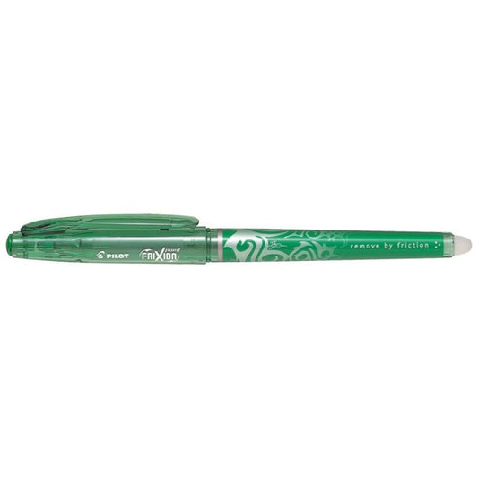 Pilot Frixion Ball Erasable Gel Pen. 0,5mm. Green. 12/box