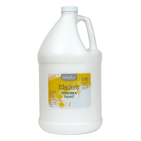 Little Masters Tempera Paint, White, 3.78L
