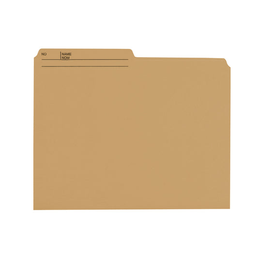 Smead Reversible File Folder - Letter - Kraft - 100 Pack