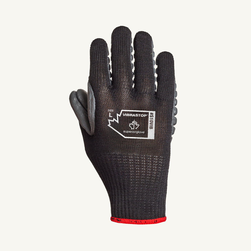 Vibrastop Cotton/Nylon Multipurpose Gloves - Black - XLarge - Each