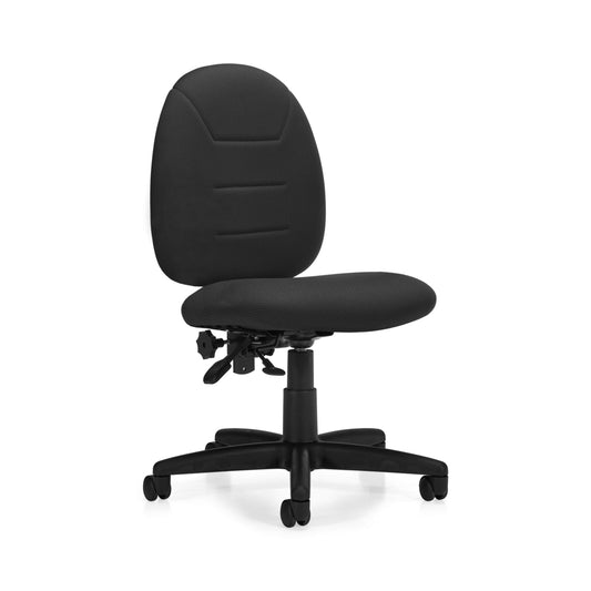 Global ErgoComfort Armless Low Back Posture Task Chair - Black