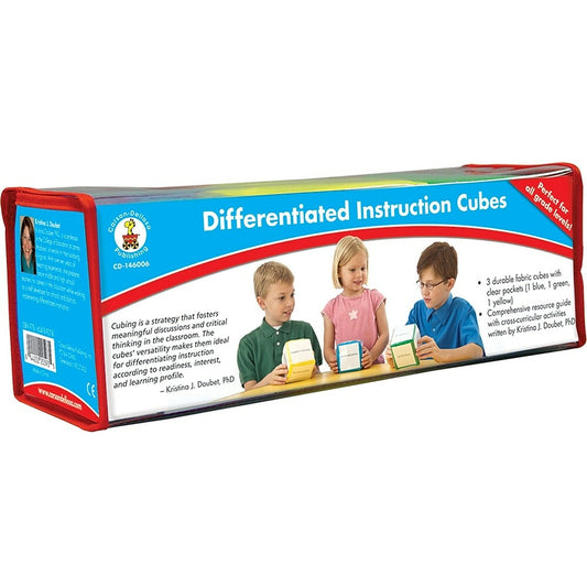 Cubes d'enseignement différencié Carson Dellosa Education, de la maternelle à la 5e année, lot de 3