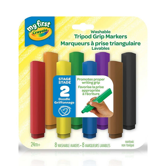 Crayola Mes premiers marqueurs Crayola, paquet de 8