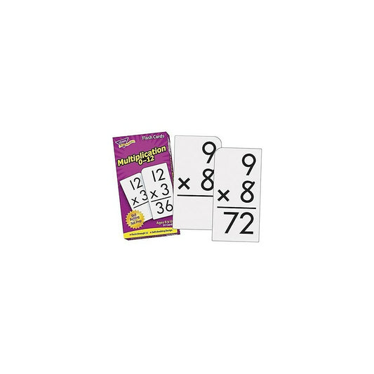 Trend Enterprises Skill Drill Flash Cards, Multiplication 0 - 12