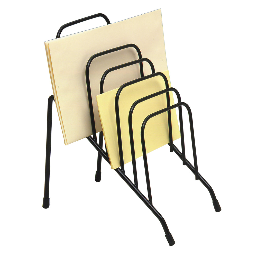 Trieur de dossiers Westcott Junior 6 sections - Noir