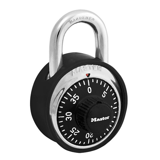 Master Lock 48mm Wide Combination Dial Padlock, Assorted