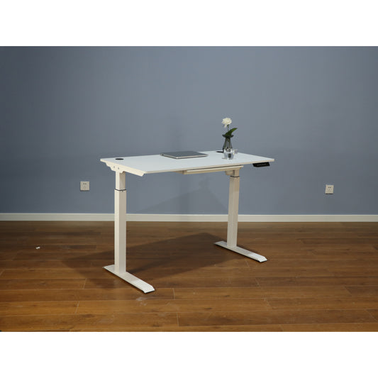 Heartwood 23" x 47" Electric Height Adjustable Table - White