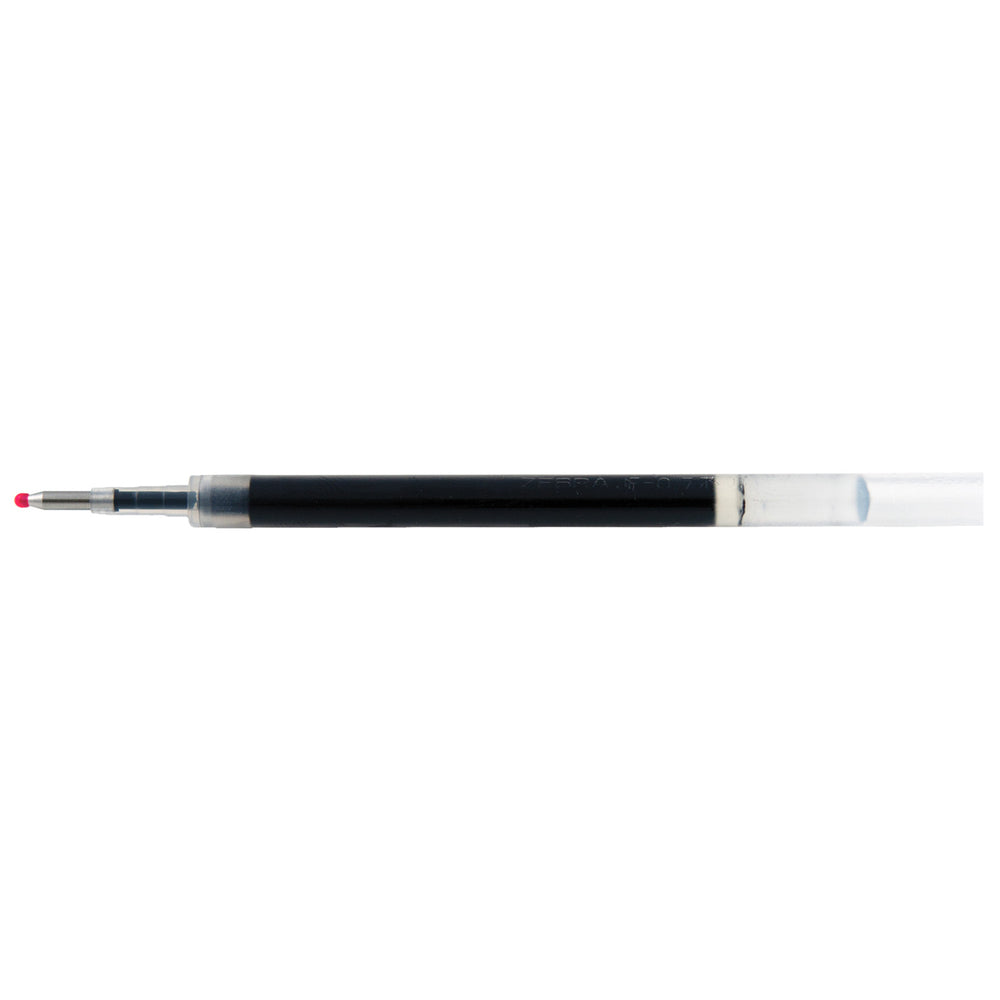 Recharge pour stylo gel rétractable Zebra Sarasa - Pointe moyenne - 0,7 mm - Encre noire