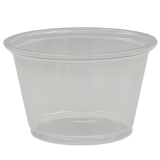 SOMI 4 oz Plastic Portion Cup - Clear - 2500 Pack