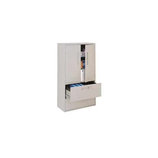 Classeur multi-rangements Global série 9300, 36 po, 2 tiroirs - Gris
