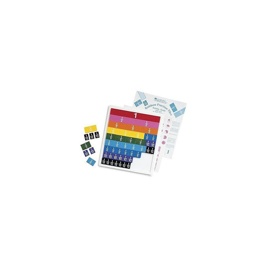 Learning Resources Rainbow Fraction Tiles, Grades 1st - 8th