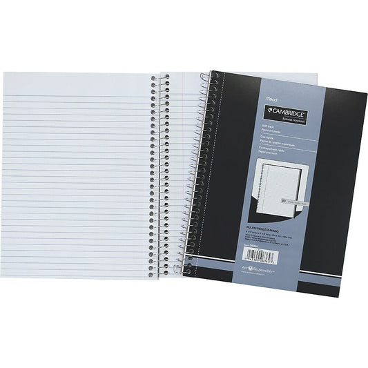 Bloc-notes Cambridge Premium, 7-1/4" x 9-1/2", 80 feuilles, lignes larges