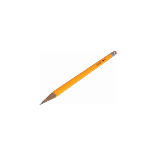 Crayons économiques Staples - n° 2 HB - Moyennement souple - Paquet de 12