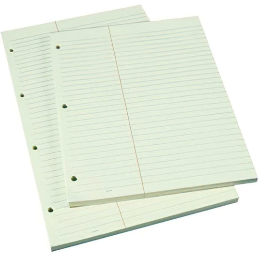 Supreme Green Trial Paper 14" Green Ruled with Red Vertical Rule 100/pkg